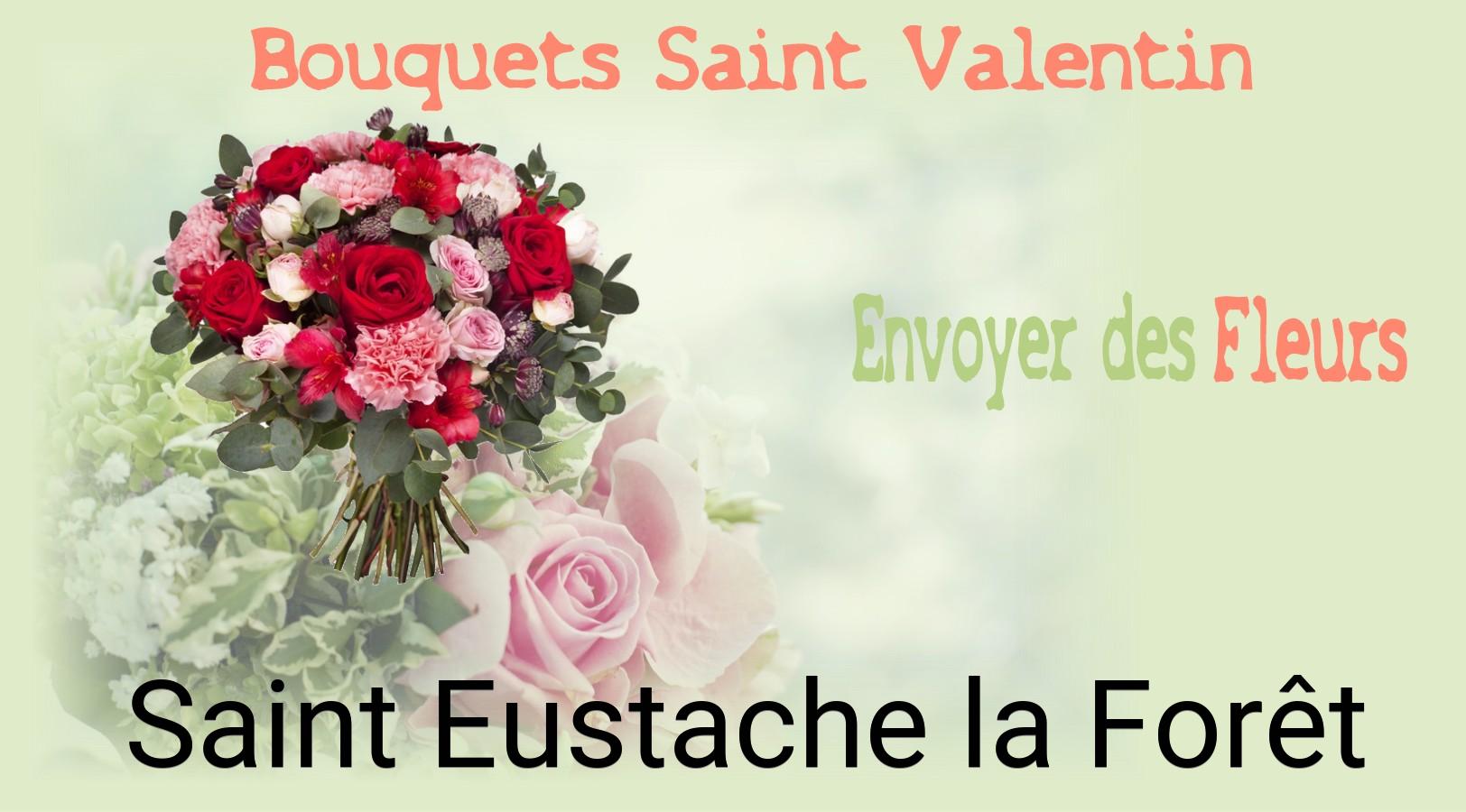 Roses de Saint-Valentin livrées à Saint-Eustache-la-Forêt